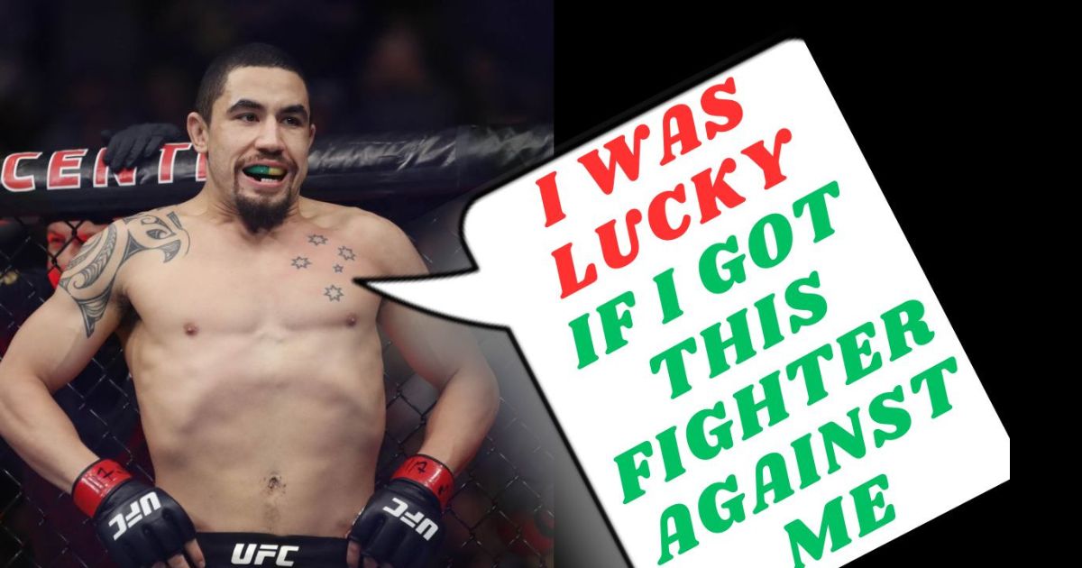 Robert Whittaker will face Khamzat Chimaev on the card of Saudi Arabia. But during an interview,